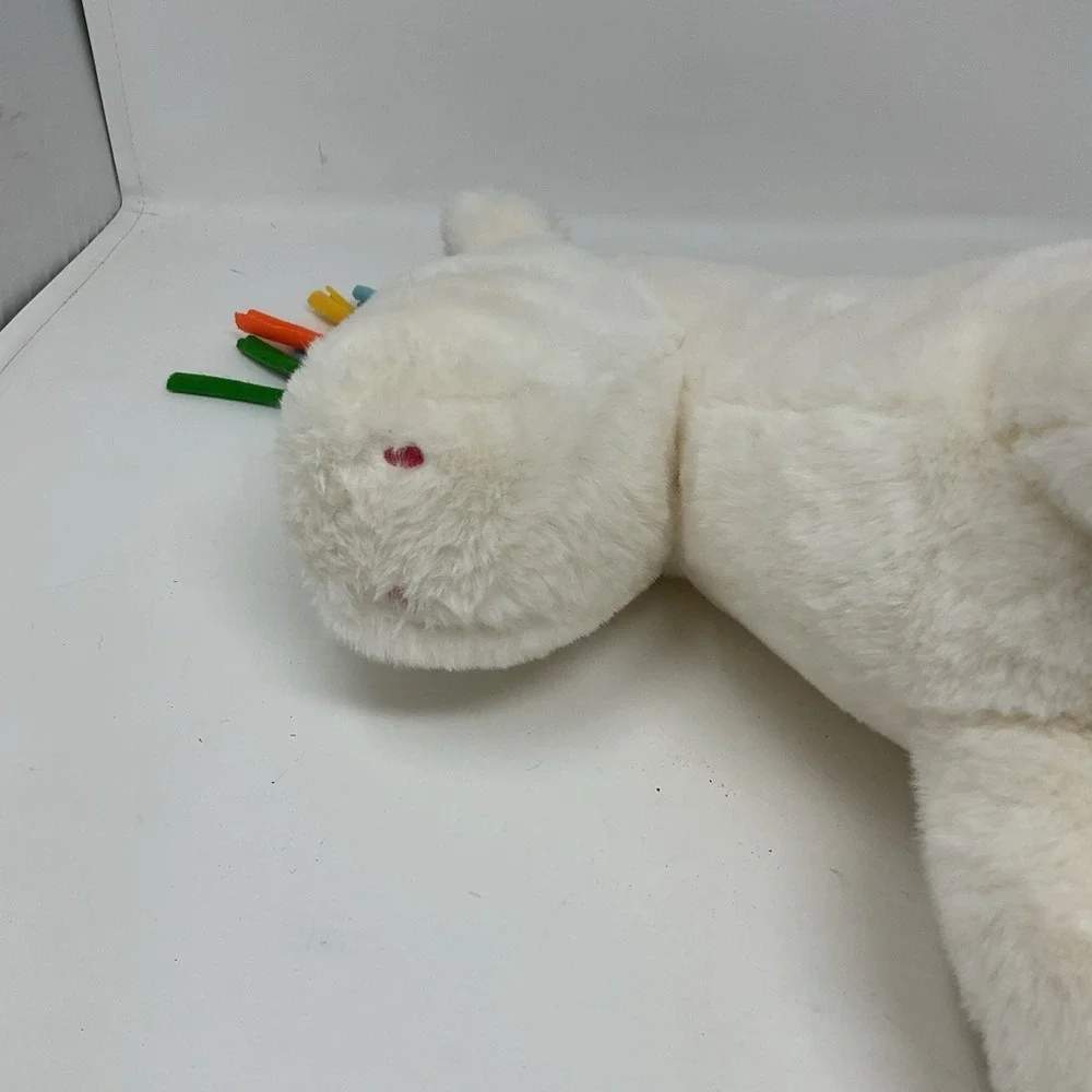 Giggle Scape‎ Target Unicorn White Plush Stuffed Animal Rainbow Mane